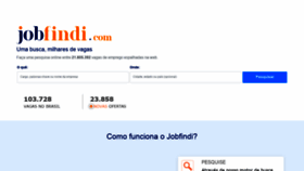 What Jobfindi.com website looked like in 2020 (3 years ago)