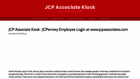 What Jcpassociatekiosk.info website looked like in 2020 (3 years ago)