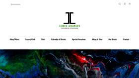 What Jamescharleswine.com website looked like in 2020 (3 years ago)