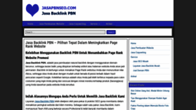 What Jasapbnseo.com website looked like in 2020 (3 years ago)