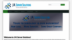 What Jmserversolutions.com website looked like in 2020 (3 years ago)