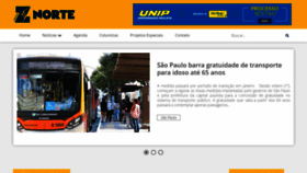 What Jornalznorte.com.br website looked like in 2021 (3 years ago)