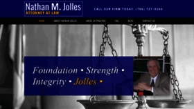 What Jolleslawfirm.com website looked like in 2021 (3 years ago)