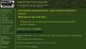 What Jonestownwsc.org website looked like in 2021 (3 years ago)