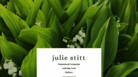 What Juliestitt.com website looked like in 2021 (3 years ago)