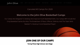What Johnolivebasketballcamp.com website looked like in 2021 (3 years ago)