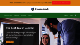 What Joomlashack.com website looked like in 2021 (3 years ago)