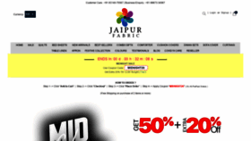 What Jaipurfabric.com website looked like in 2021 (3 years ago)
