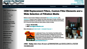 What Jaxonfiltration.com website looked like in 2021 (3 years ago)