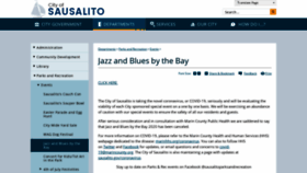 What Jazzandbluesbythebay.com website looked like in 2021 (3 years ago)