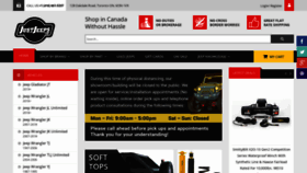 What Justjeeps.com website looked like in 2021 (3 years ago)