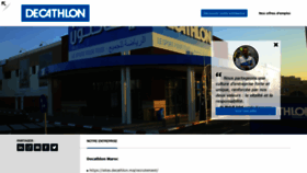 What Joinus.decathlon.ma website looked like in 2021 (3 years ago)