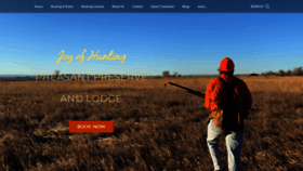 What Joyofhunting.com website looked like in 2021 (3 years ago)