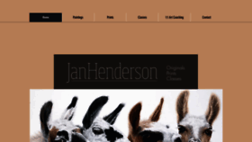 What Janhendersonart.com website looked like in 2021 (3 years ago)