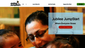 What Jubileejumpstart.org website looked like in 2021 (3 years ago)