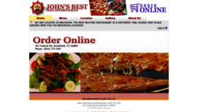 What Johnsbestpizzabrookfield.com website looked like in 2021 (3 years ago)