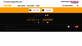 What Jazztel.com website looked like in 2021 (3 years ago)