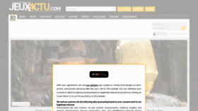 What Jeuxactu.com website looked like in 2021 (3 years ago)