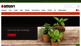 What Johnnyseeds.com website looked like in 2021 (3 years ago)