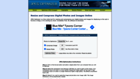 What Jpeg-optimizer.com website looked like in 2021 (3 years ago)