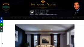 What Johnsonyang.com website looked like in 2021 (3 years ago)