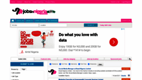 What Jobsinnigeria.careers website looked like in 2021 (3 years ago)