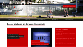 What Jade-hs.de website looked like in 2021 (3 years ago)