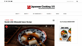 What Japanesecooking101.com website looked like in 2021 (3 years ago)