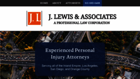 What Jlewislaw.com website looked like in 2021 (3 years ago)