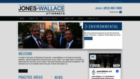 What Joneswallace.com website looked like in 2021 (3 years ago)