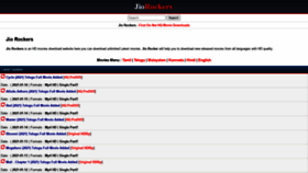 What Jiorockers.ws website looked like in 2021 (3 years ago)