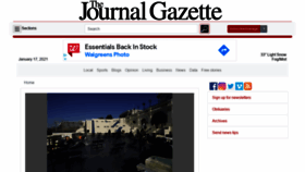What Journalgazette.net website looked like in 2021 (3 years ago)