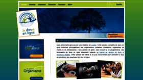 What Jedonneenligne.org website looked like in 2021 (5 years ago)