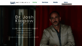 What Joshklapow.com website looked like in 2021 (3 years ago)