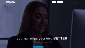 What Jobma.com website looked like in 2021 (3 years ago)