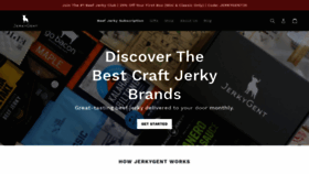 What Jerkygent.com website looked like in 2021 (4 years ago)