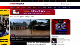 What Jateng.suara.com website looked like in 2021 (3 years ago)