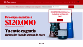 What Juanvaldezcafe.com website looked like in 2021 (3 years ago)