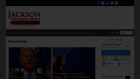 What Jacksonprogress-argus.com website looked like in 2021 (3 years ago)