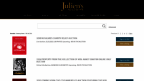 What Julienslive.com website looked like in 2021 (3 years ago)