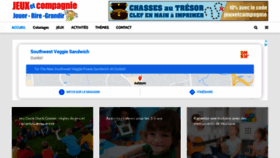 What Jeuxetcompagnie.fr website looked like in 2021 (3 years ago)