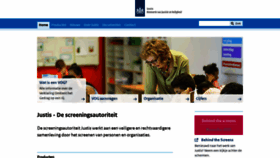 What Justis.nl website looked like in 2021 (3 years ago)