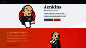 What Jenkins.io website looked like in 2021 (3 years ago)