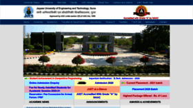 What Juet.ac.in website looked like in 2021 (5 years ago)