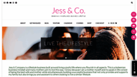 What Jessandcompany.com website looked like in 2021 (3 years ago)