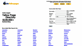 What Jimyellowpages.com website looked like in 2021 (3 years ago)