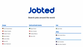 What Jobted.com website looked like in 2021 (3 years ago)