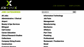 What Jobsparx.com website looked like in 2021 (3 years ago)