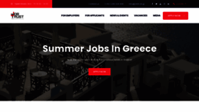 What Jobtrust.gr website looked like in 2021 (3 years ago)