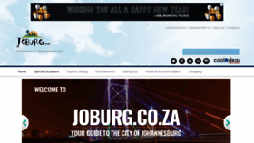 What Joburg.co.za website looked like in 2021 (3 years ago)